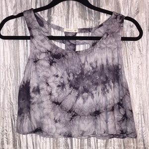 Grey Acid Wash Crop size S